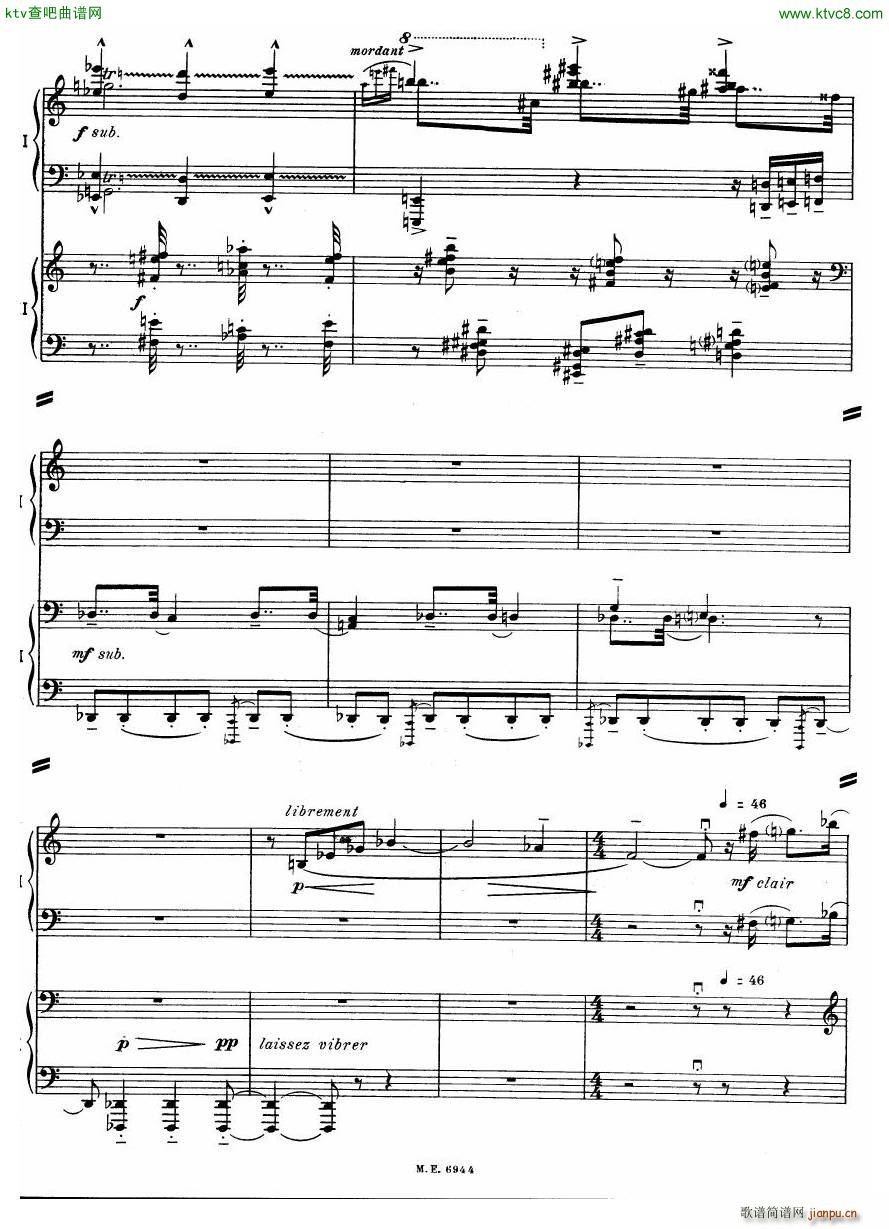 Auric Partita for two pianos20