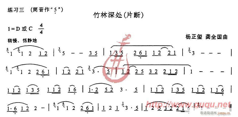 指震音与气震音练习3