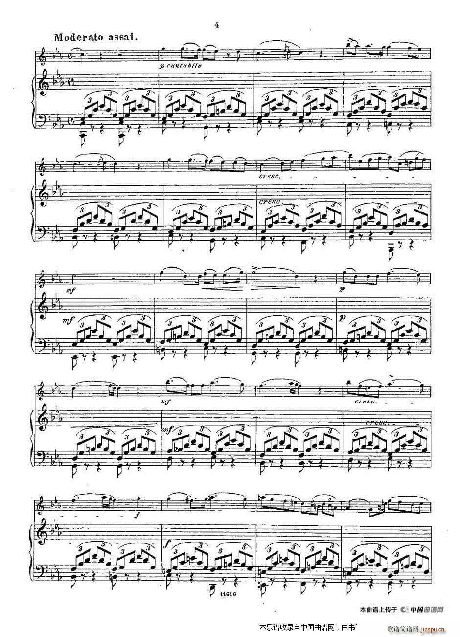 Opern-Transcriptionen Op 45-2（长笛 钢琴伴奏） 长笛谱3