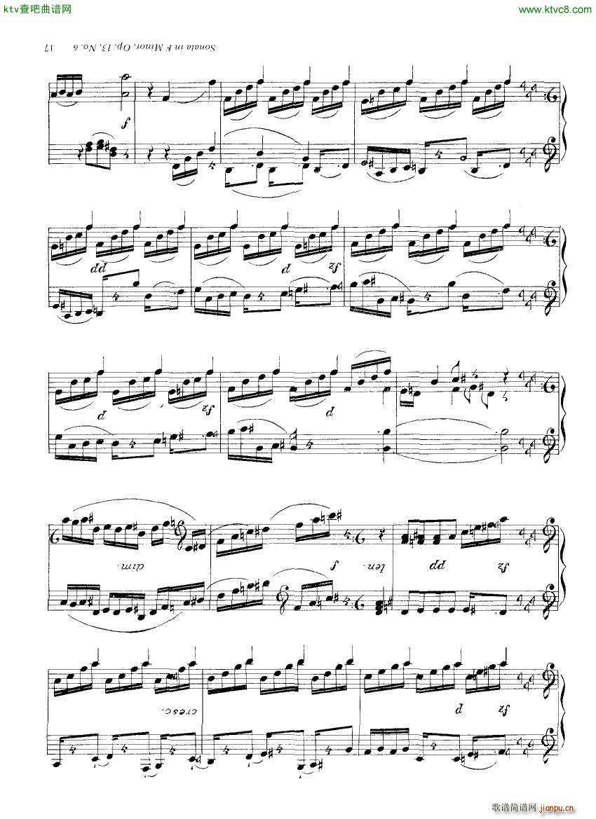 Clementi 13 6 Sonata Fminor 1 29