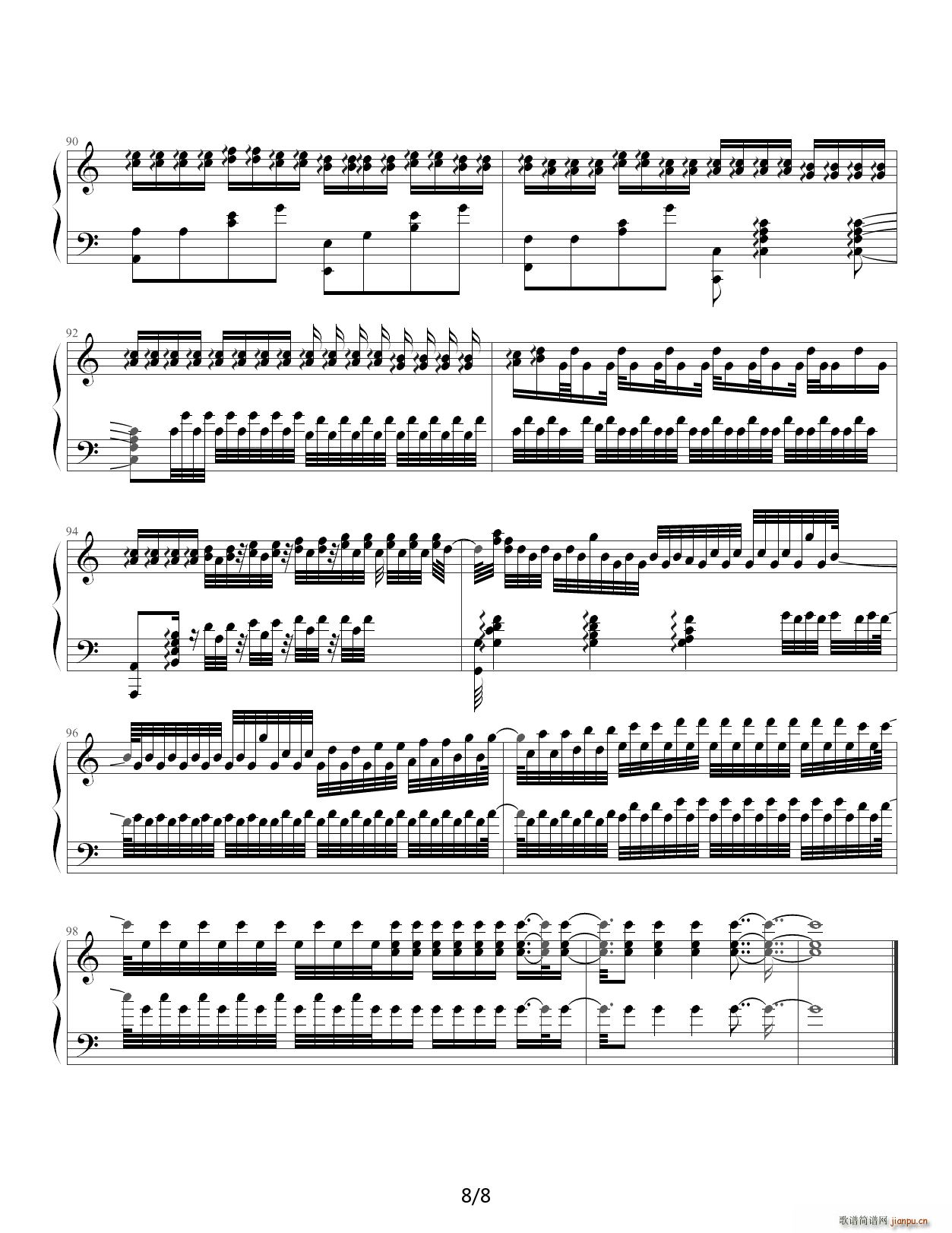 《卡农》乔治温斯顿 现场版 C调8