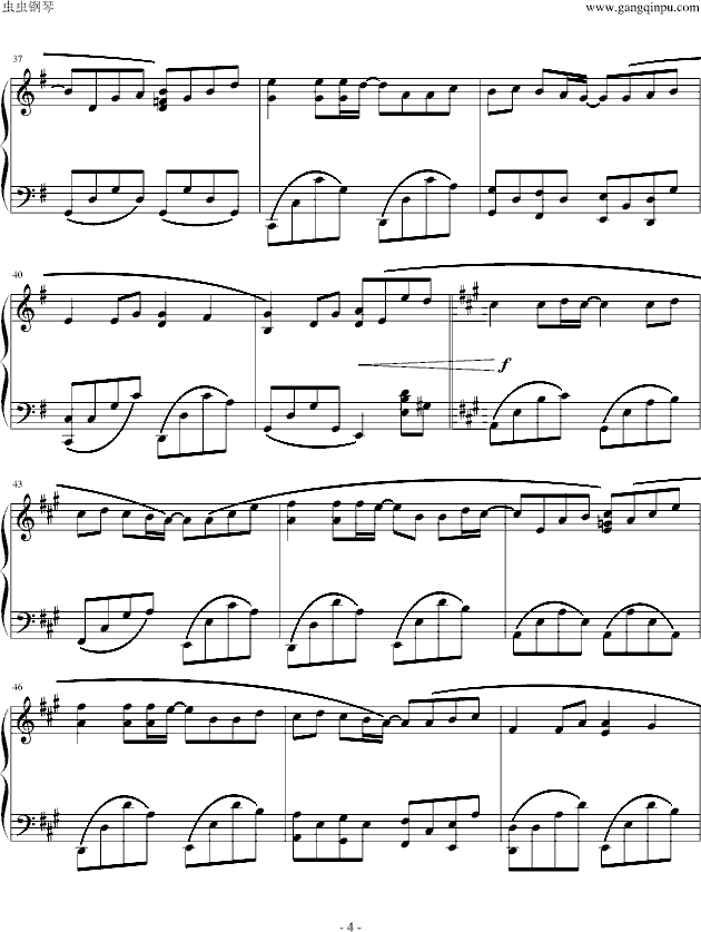 童话（简易版）-钢琴谱(钢琴曲)-光良4