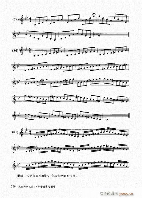 孔庆山六孔笛12半音演奏与教学181-20017