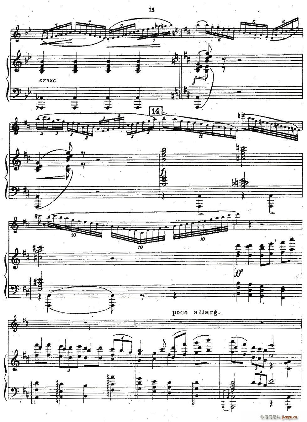 Chaminade Flute Concertino（莎米纳德长笛协奏曲）14