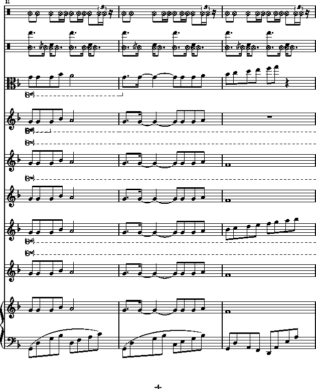秋枫组曲 （一）-钢琴谱(钢琴曲)-swenl4