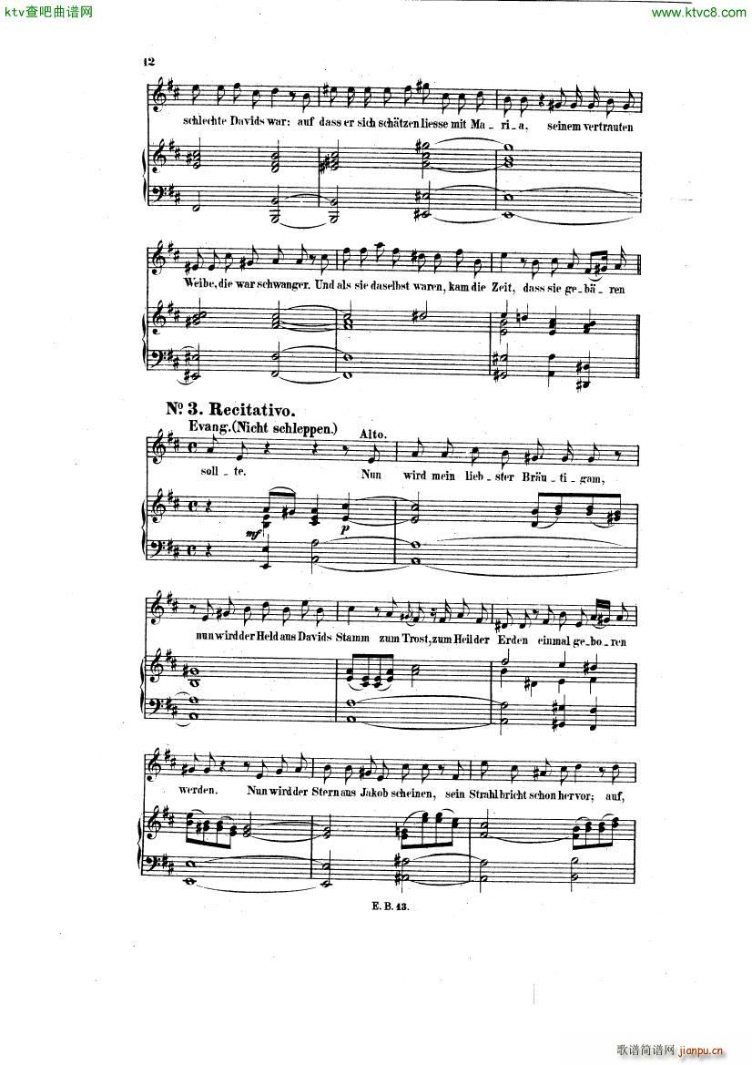 Bach JS BWV 248 Christmas Oratorio No 2 92