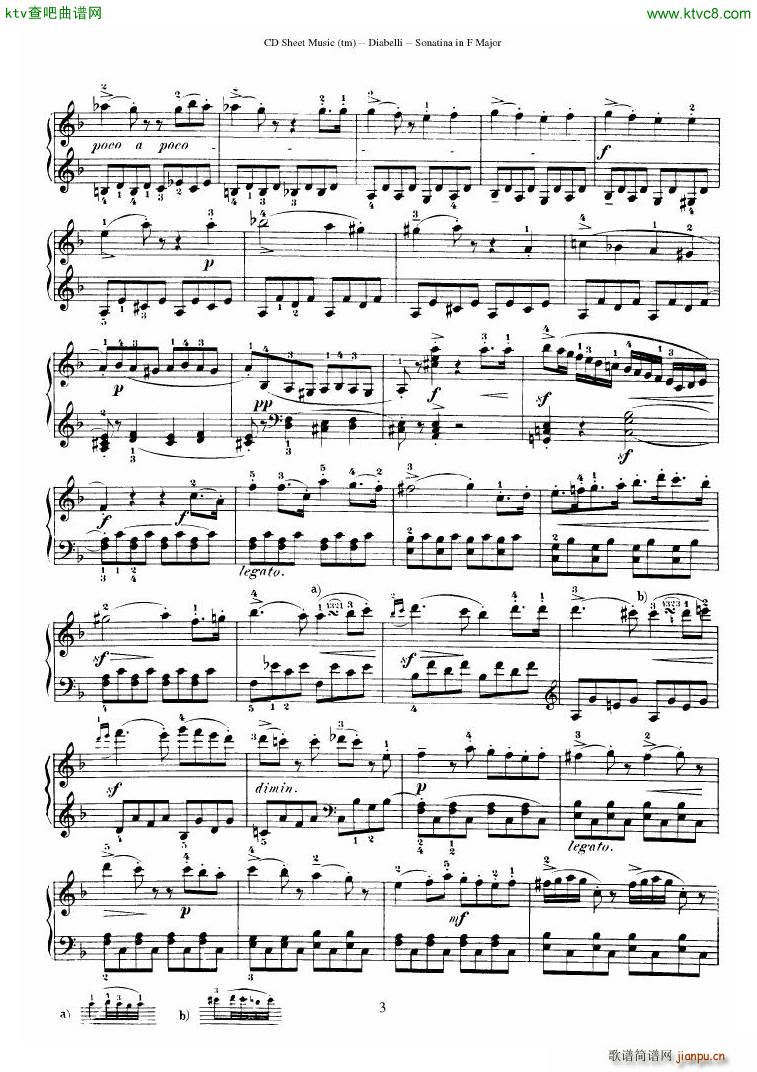 Diabelli Sonatinas Op 151 No 1 4 23P14