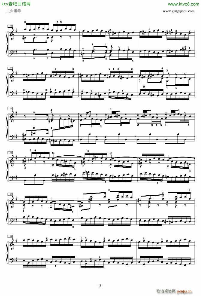 前奏曲 英国组曲5_巴赫8