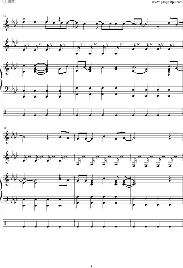 viva la vida-钢琴谱(钢琴曲)-coldplay8