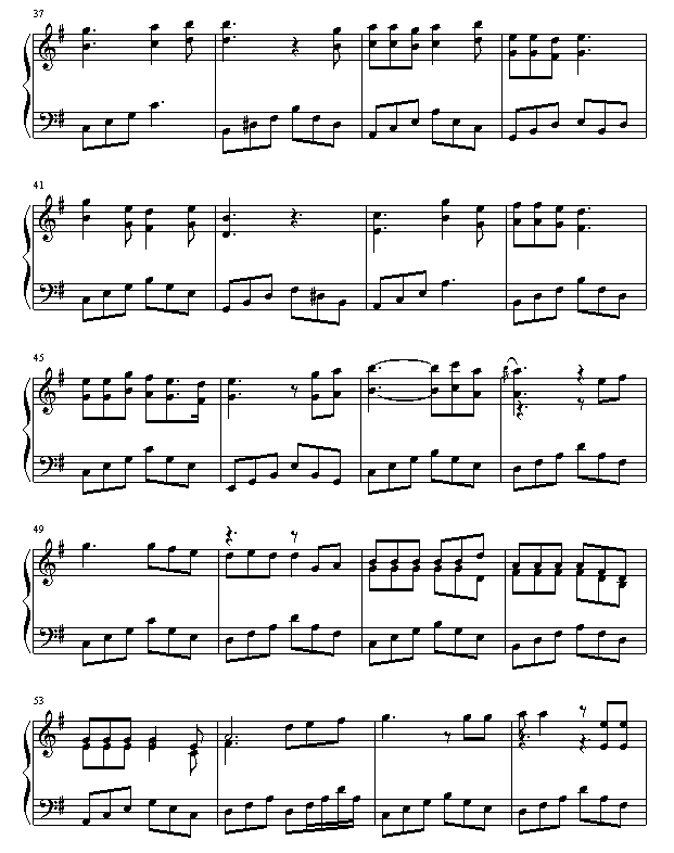 知心爱人-钢琴谱(钢琴曲)-任静3