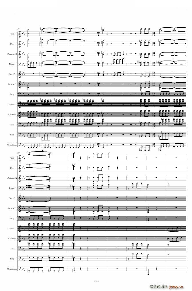 命运交响曲（潦草）_贝多芬 beethoven25