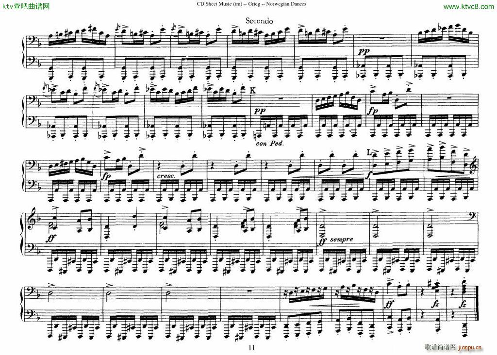 Grieg Norwegian Dance Op 35 1 4 Duet11