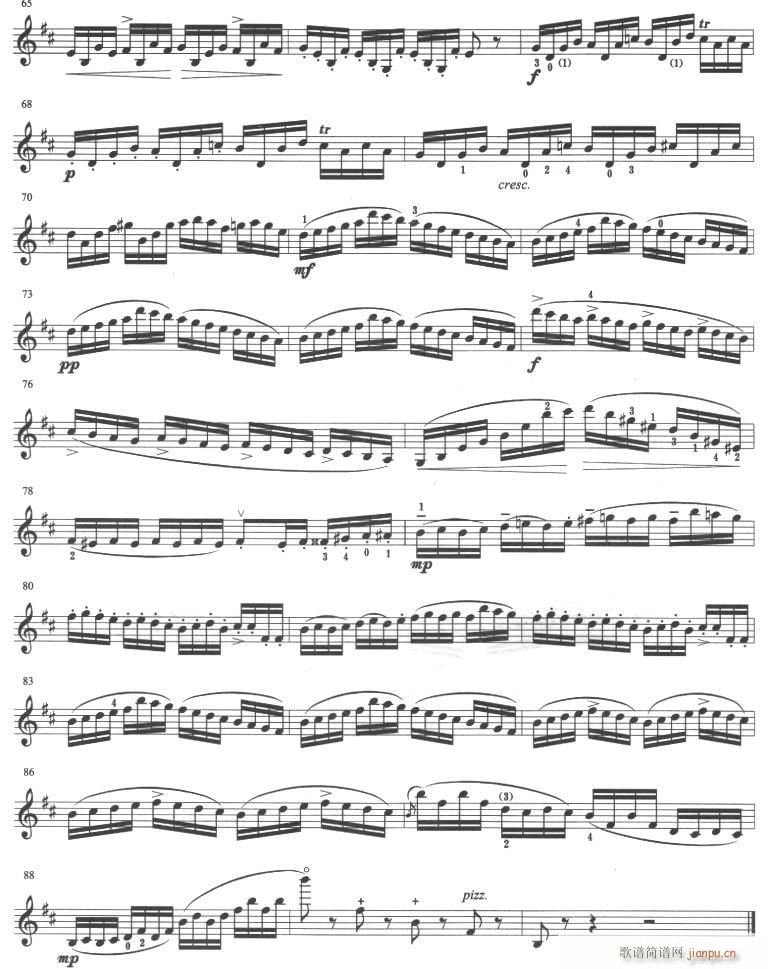 克莱斯勒 《西西里安与里戈顿舞曲》提琴3