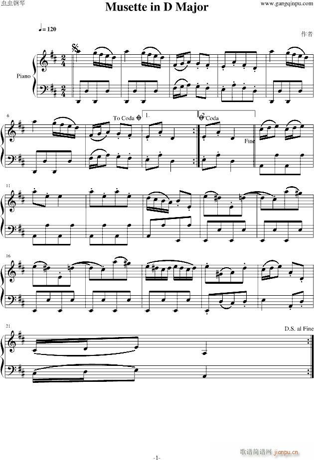 Musette in D Major_巴赫-P.E.Bach1