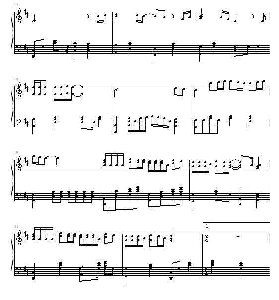 让我欢喜让我忧-伴奏-钢琴谱(钢琴曲)-周华健2