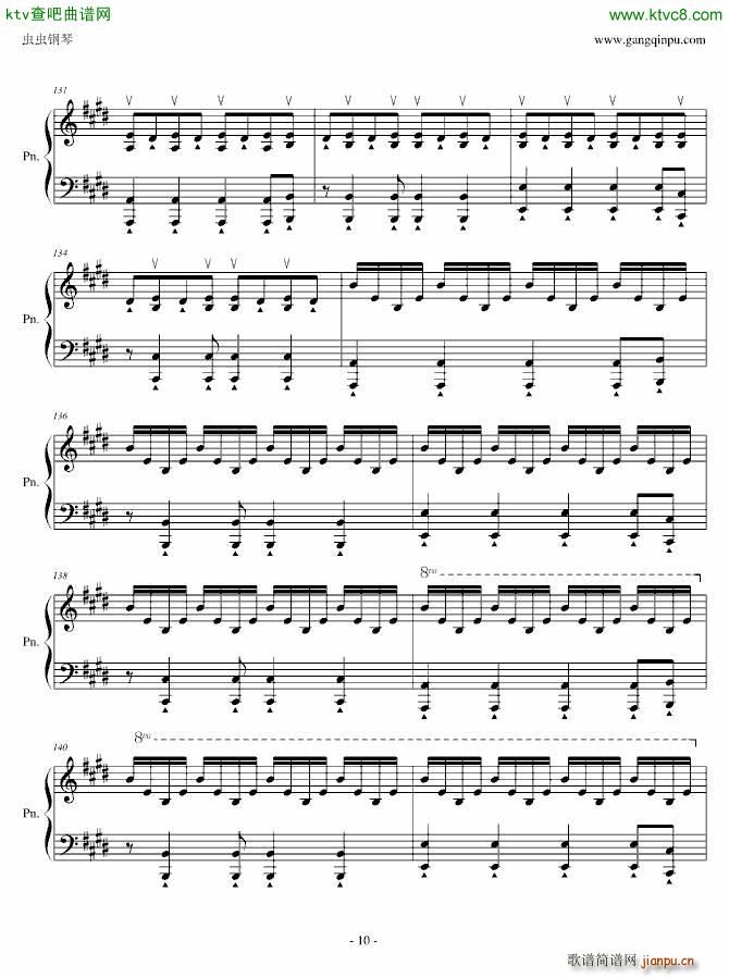 Love Story meets Viva la Vida 钢琴独奏_coldplay10