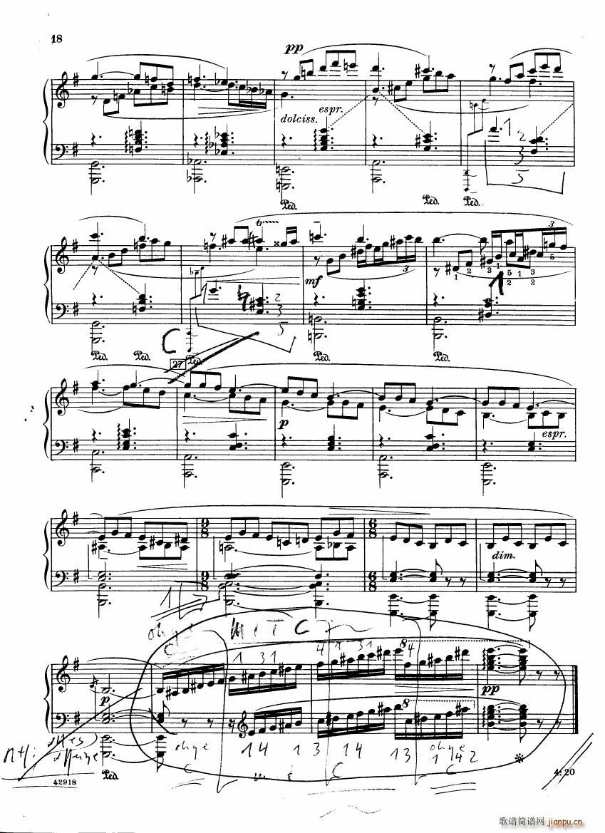 Barber op 28 Souvenirs piano solo18