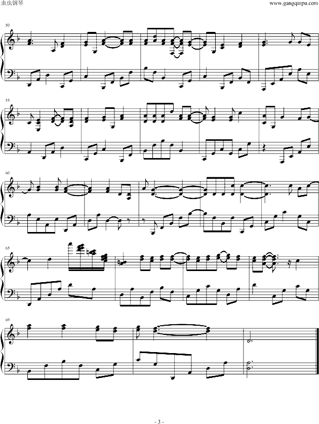 火影忍者最新片头曲 ホタルノヒカリ-钢琴谱(钢琴曲)-火影忍者3