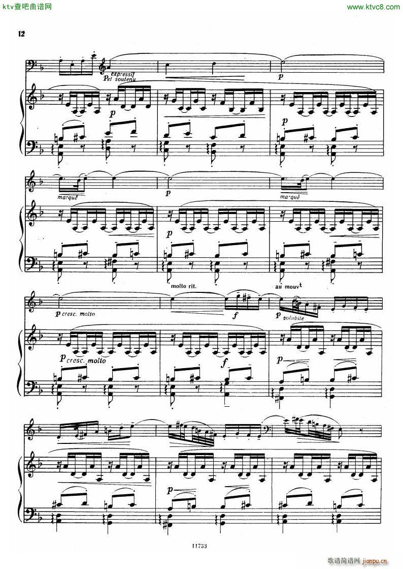 Debussy Sonata for Cello and Piano11