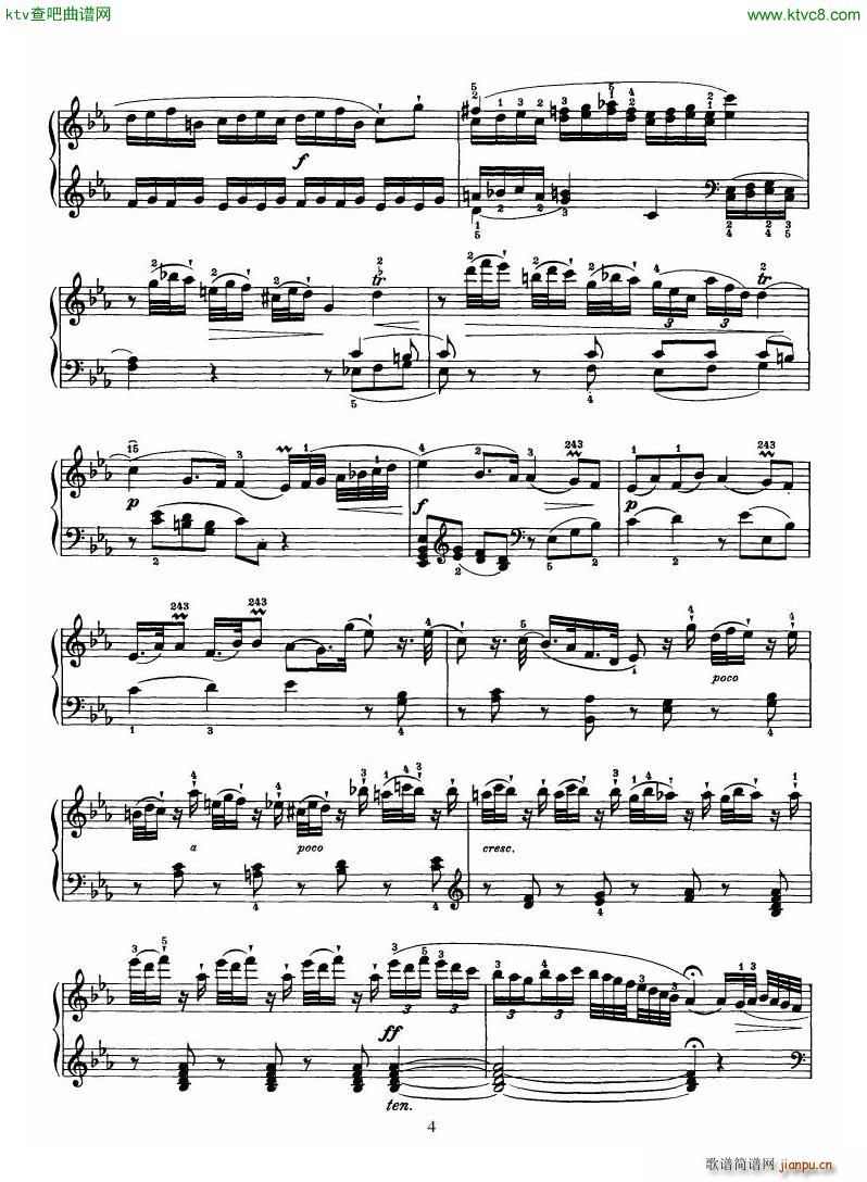 Haydn Piano Sonata No 38 In Eb4