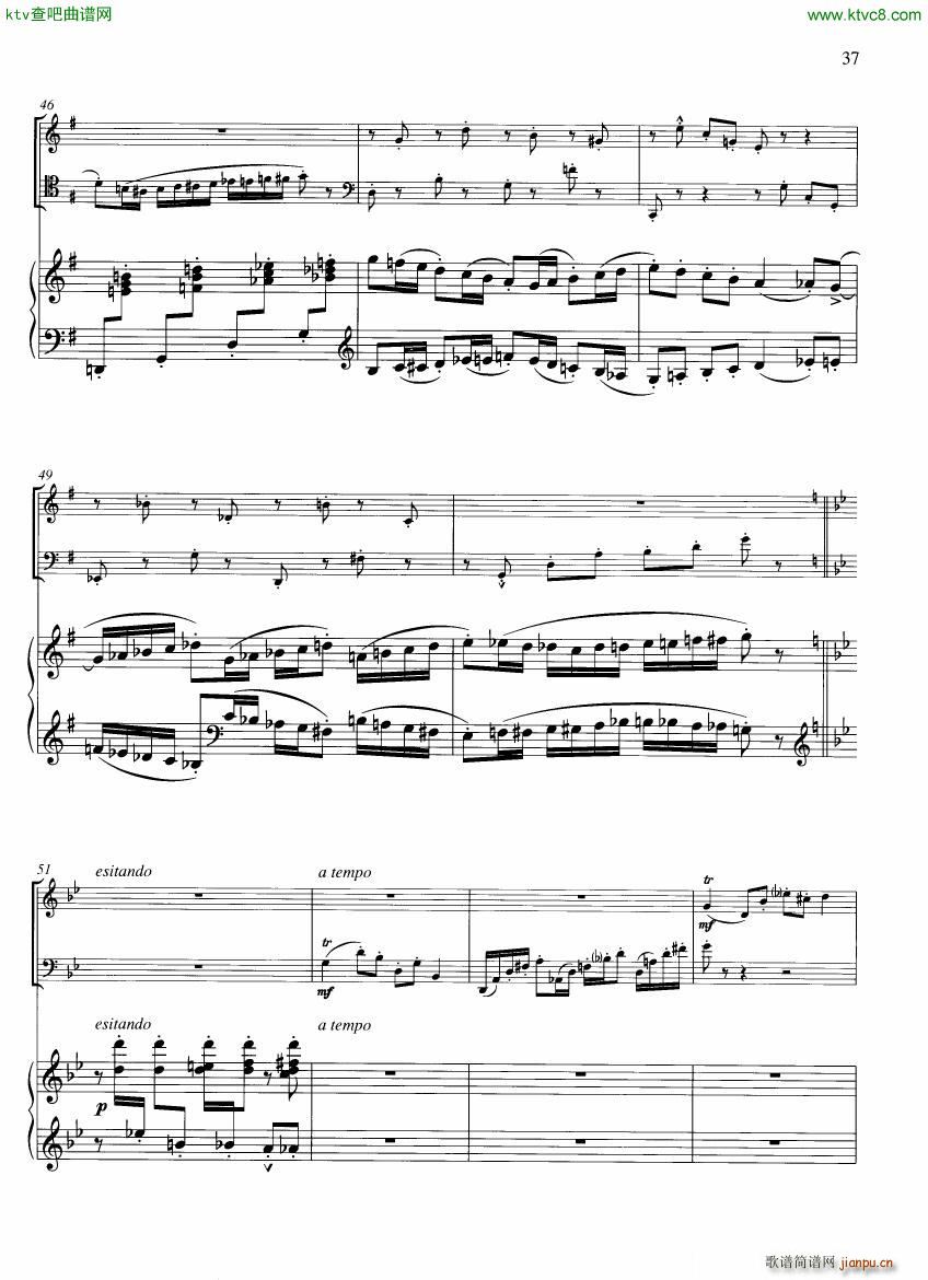 Francaix Trio for oboe bassoon and piano 二10