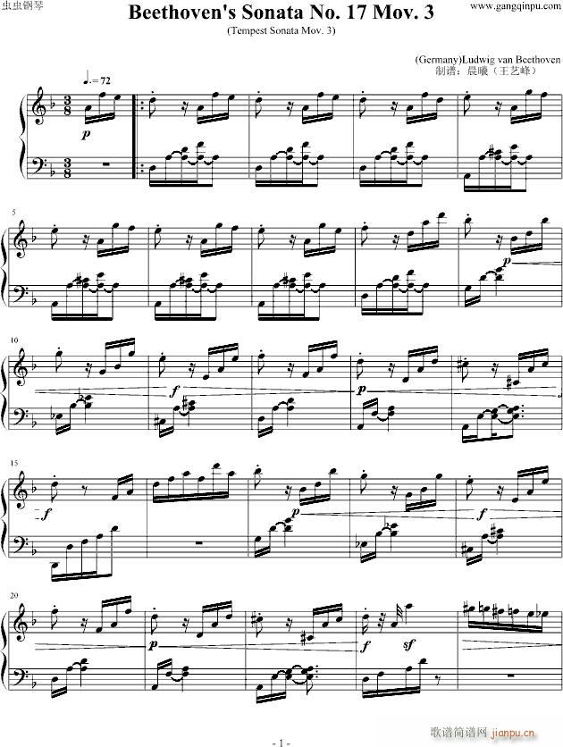 暴风雨第三乐章 贝多芬_贝多芬-beethoven1