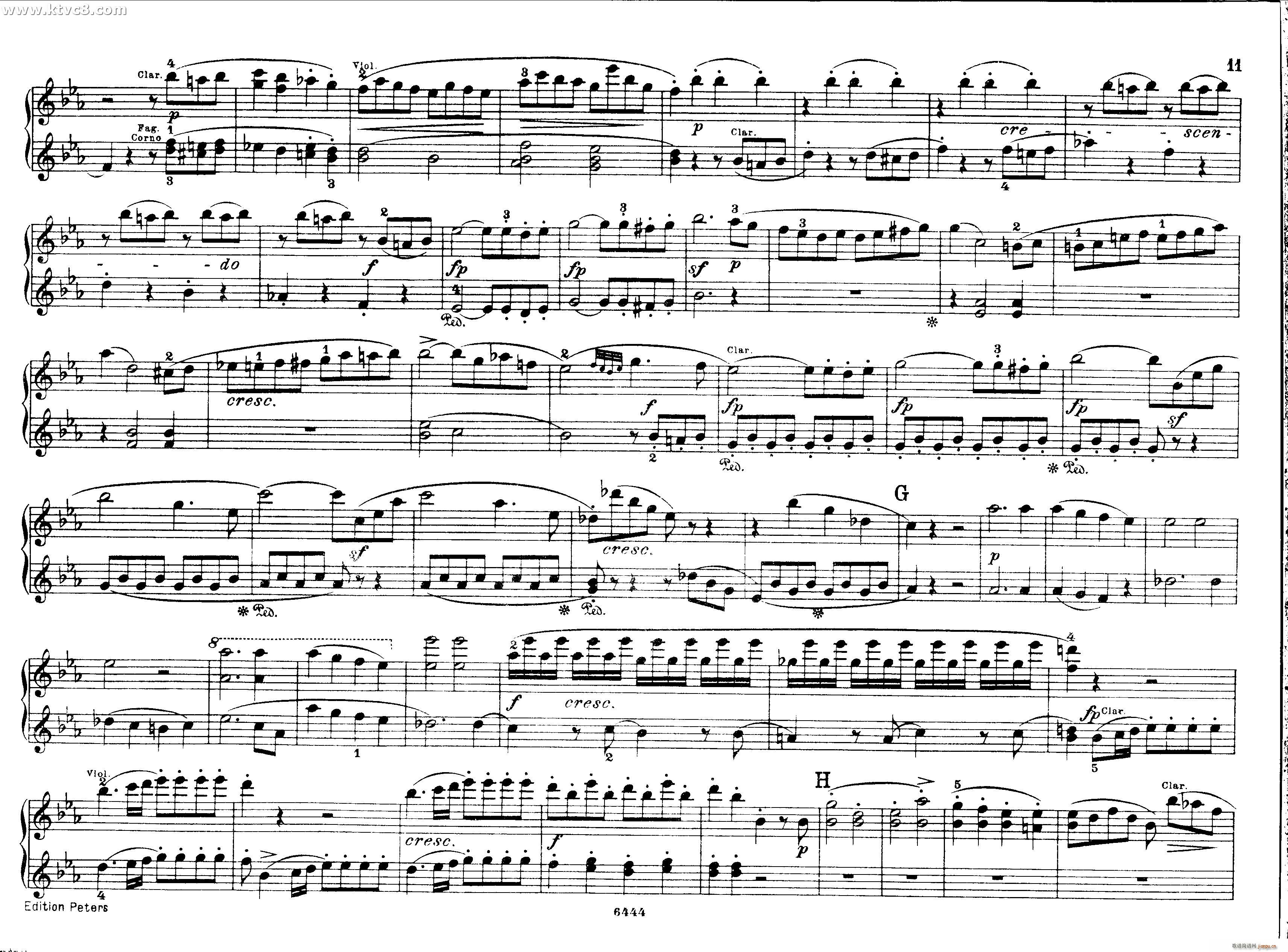 贝多芬大七重奏Op 20 钢琴四手联弹10