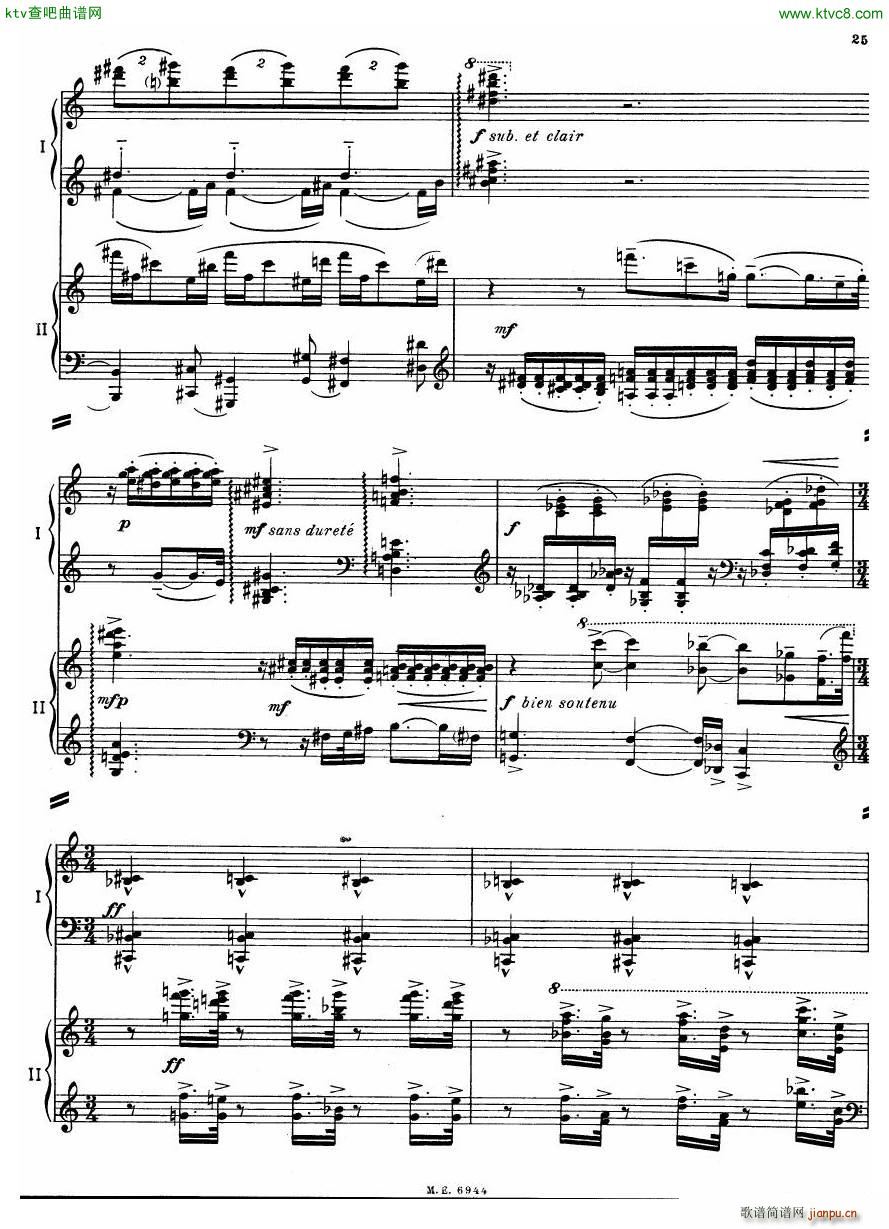 Auric Partita for two pianos25