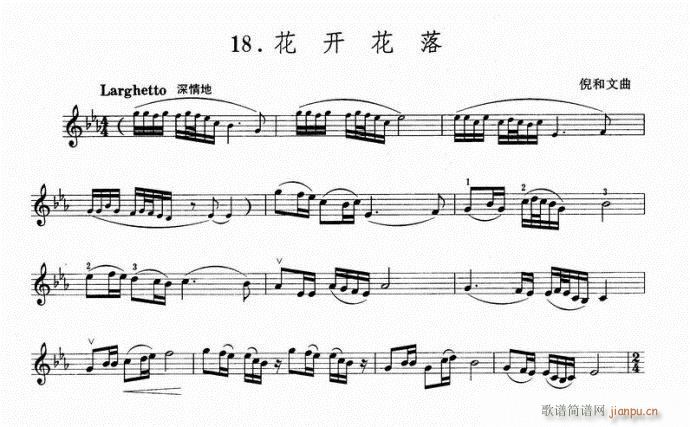 花开花落-小提琴1