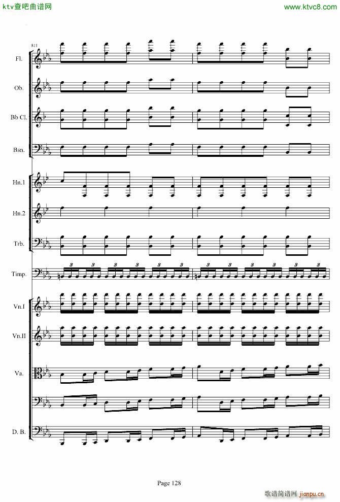 第三交响曲第一乐章_贝多芬128