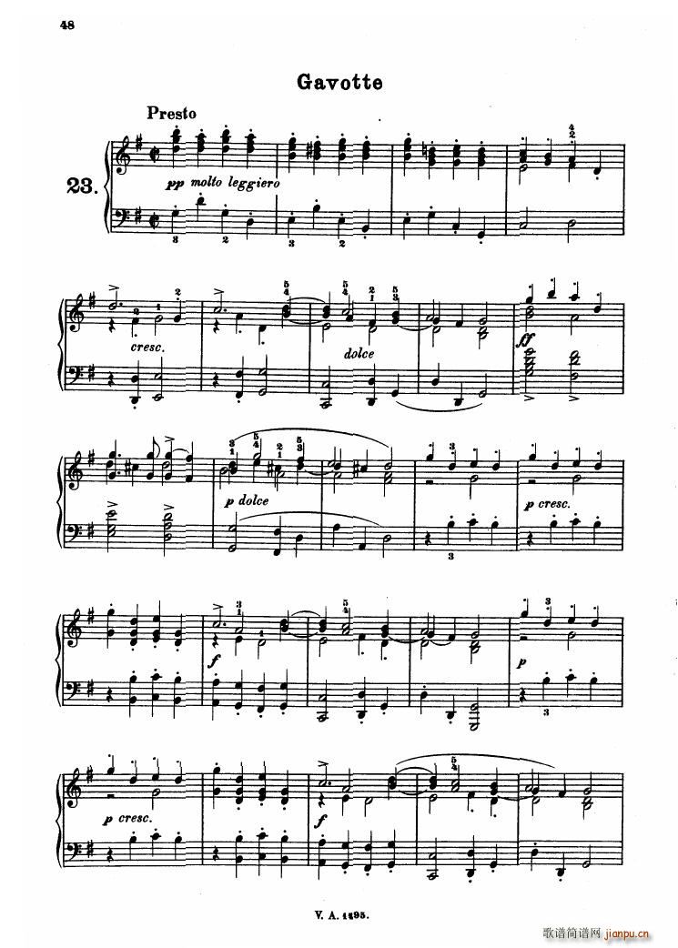 Corelli Album für Klavier Reinecke 二7