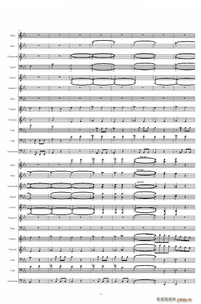 命运交响曲（潦草）_贝多芬 beethoven6