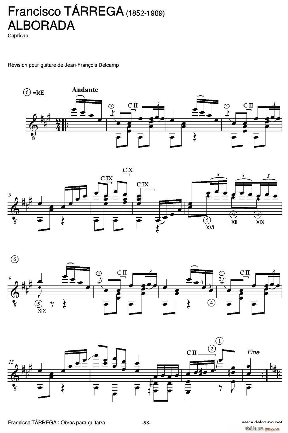 ALBORADA(Capricho)(古典吉他)1