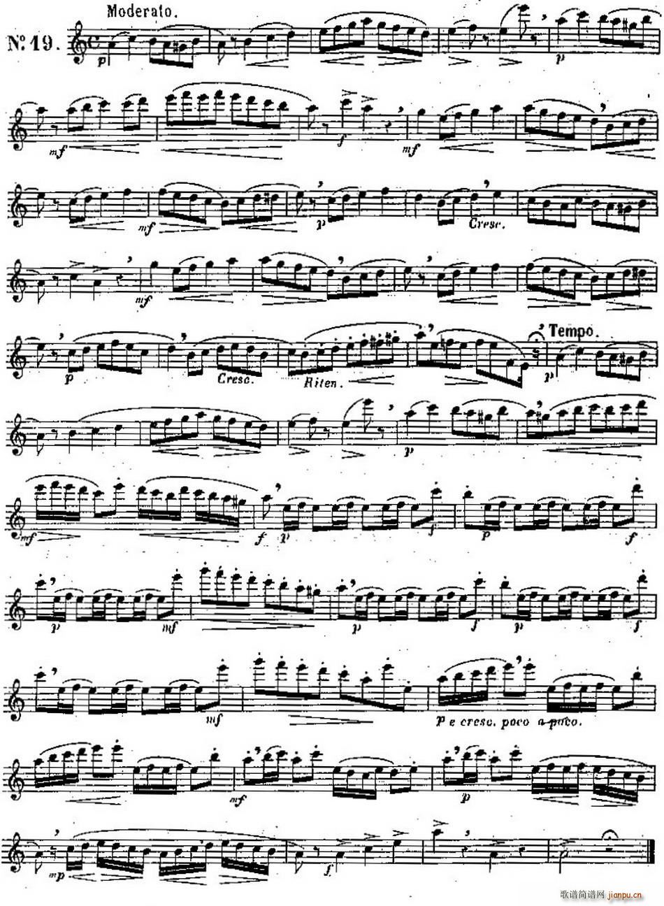 二十首练习曲作品131号(NO 19)1