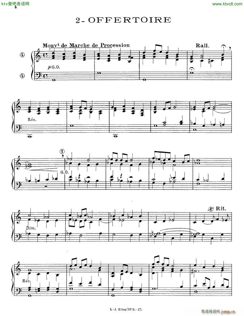 Alain Albert 15 Pieces organ4