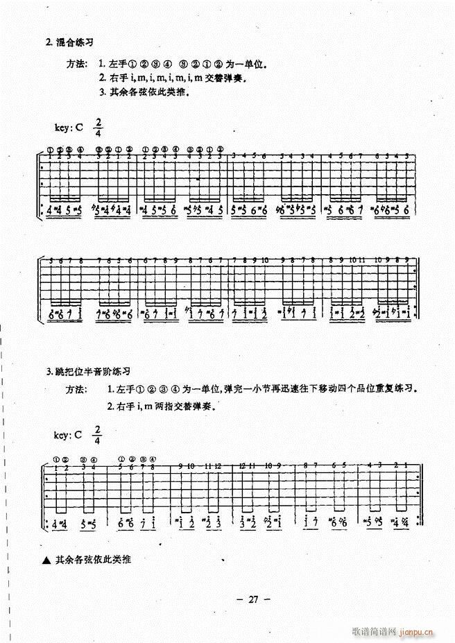 民谣吉他教程 目录前言 1-6032