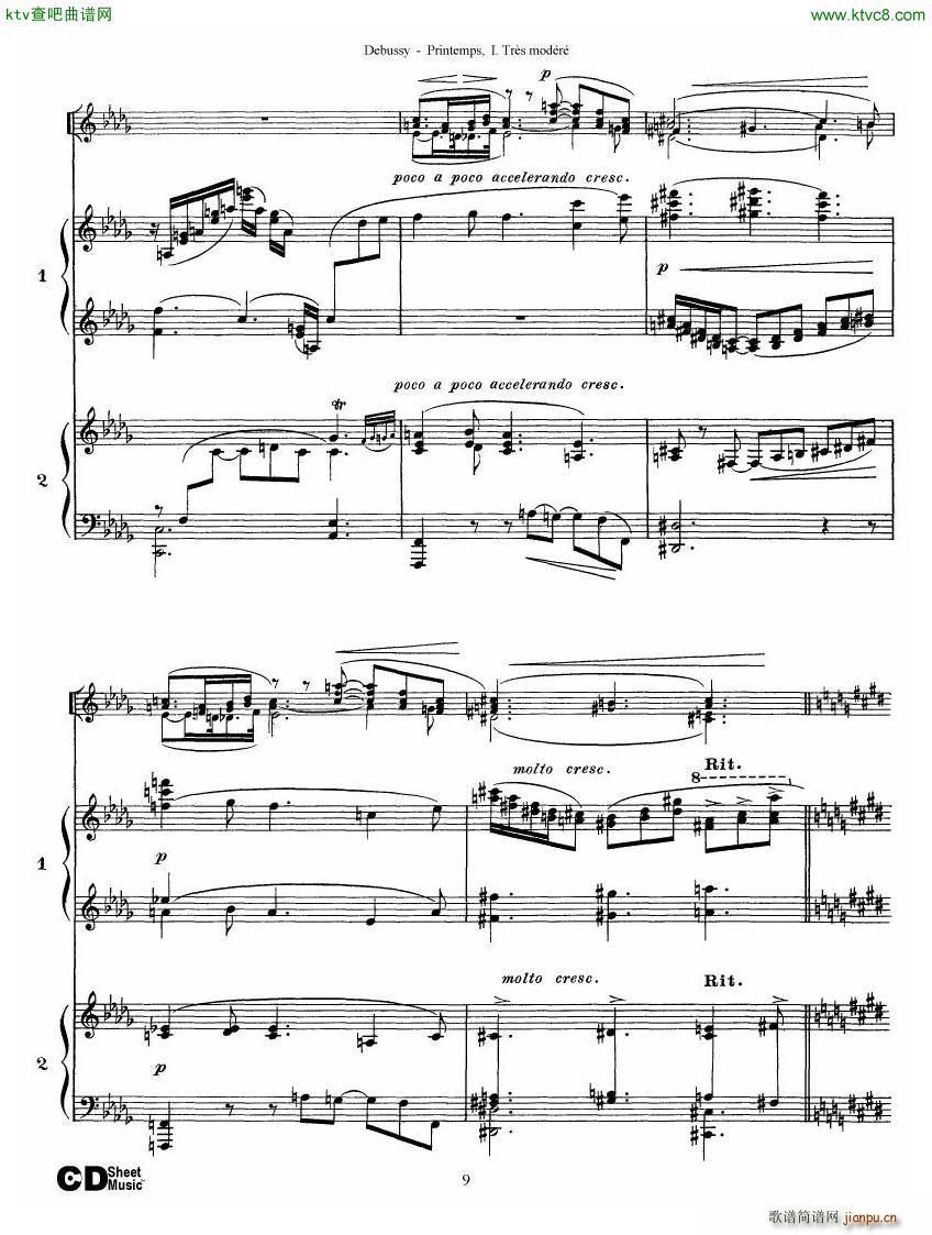 Debussy Printemps I9