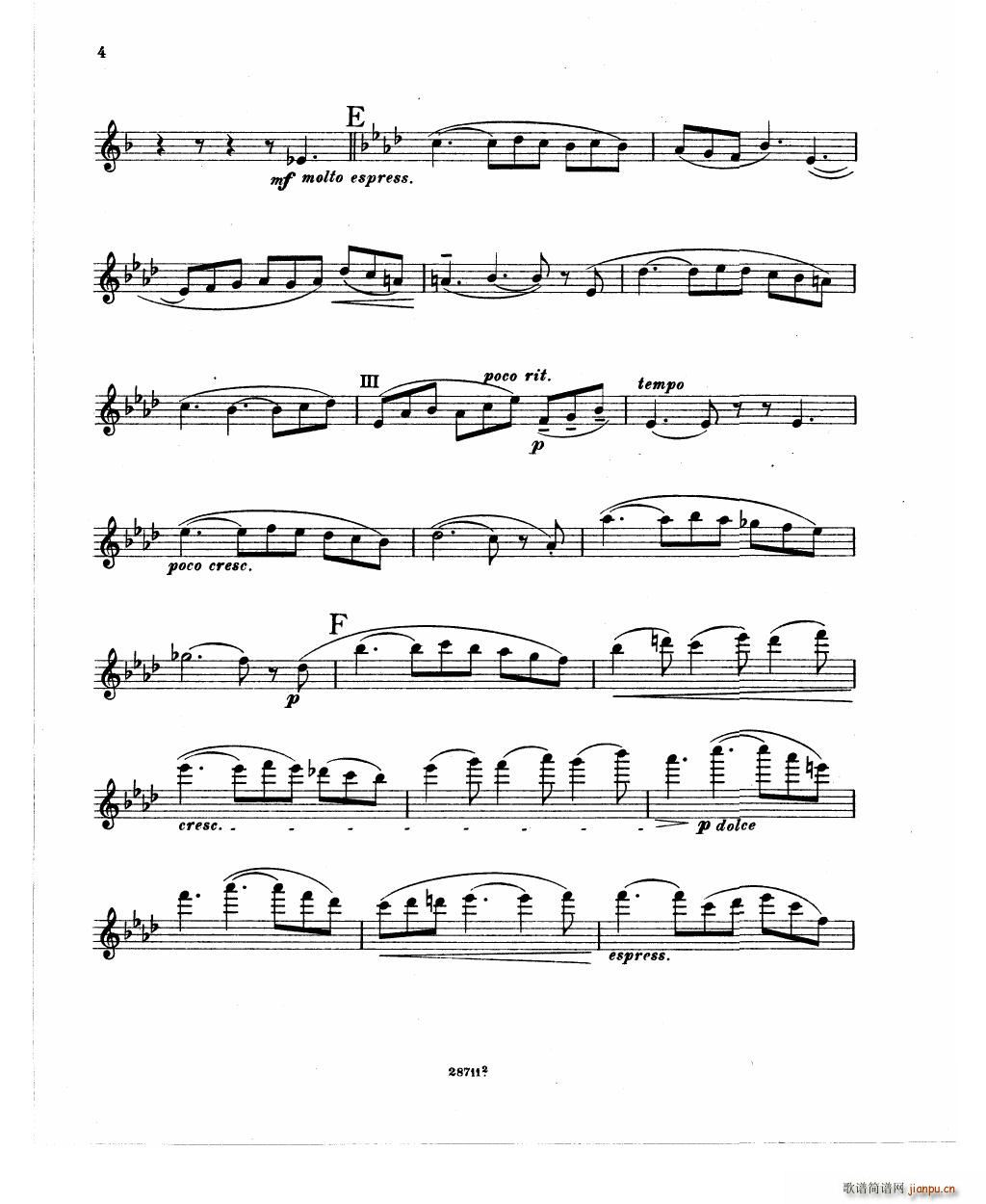 Bowen Barcarolle for violin and piano20