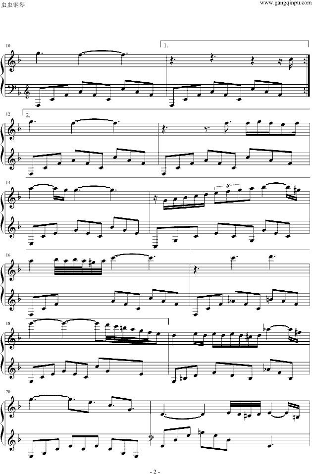 Nocturne pour Tamaki-钢琴谱(钢琴曲)-未知分类2