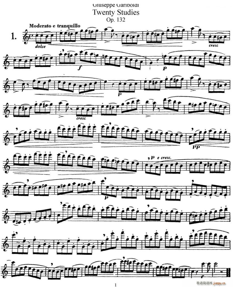 二十首练习曲作品132号之11