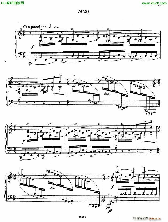 Gliere 25 Preludes op30 Book410