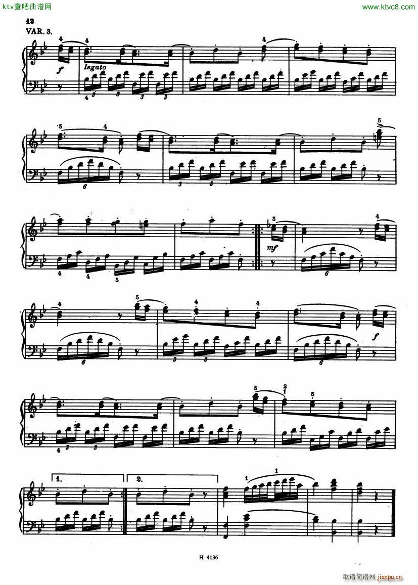 Czech piano variations from 18th century10