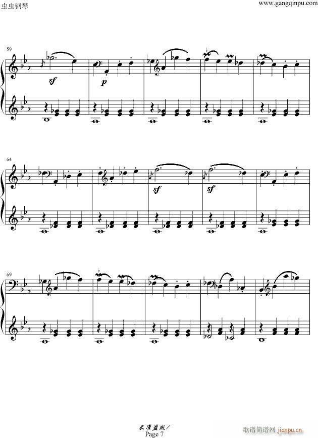 c小调第八钢琴奏鸣曲“悲怆”第一乐章_贝多芬-beethoven7
