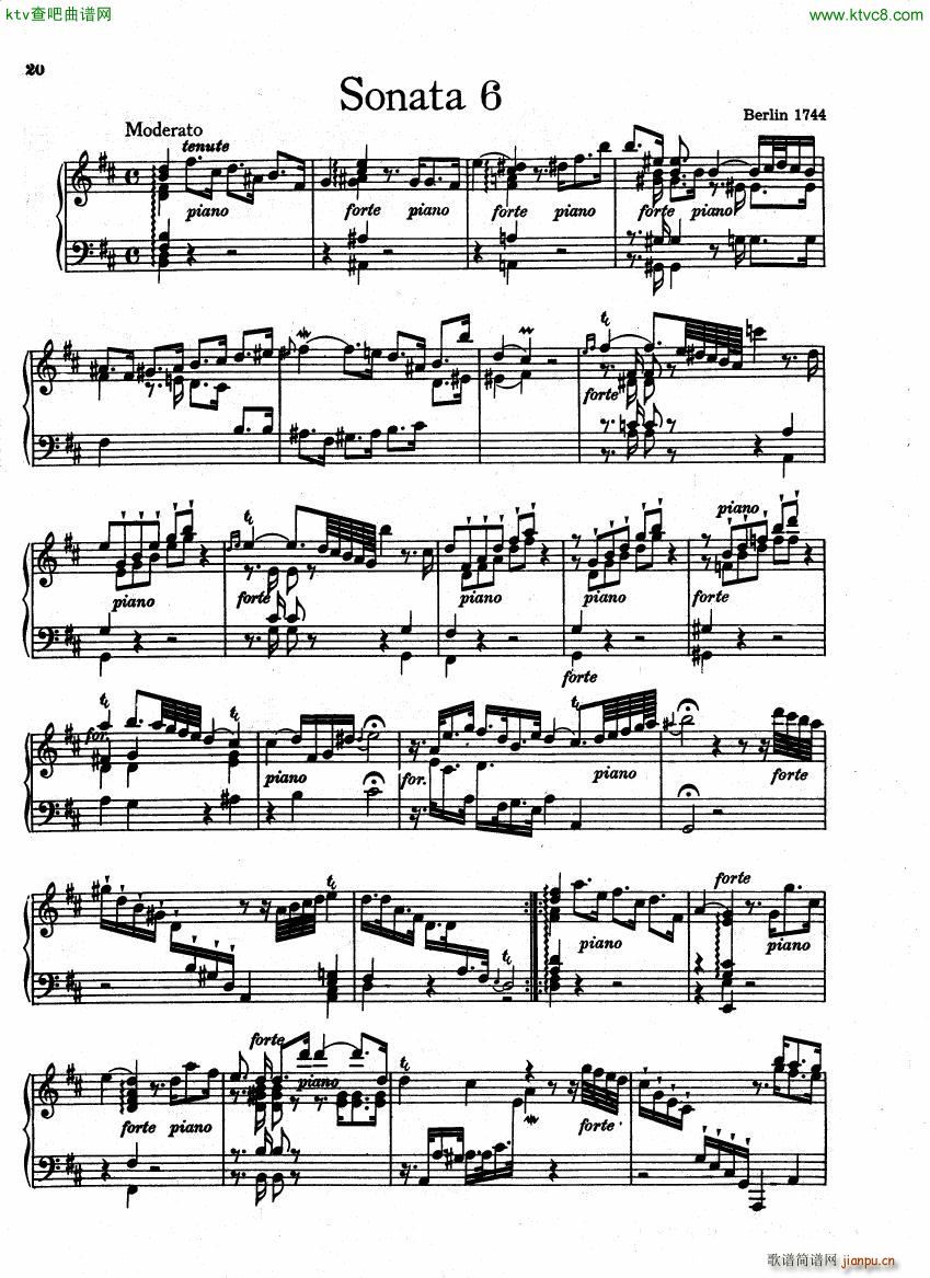 Bach CPE 6 Wurttemberg Sonatas43