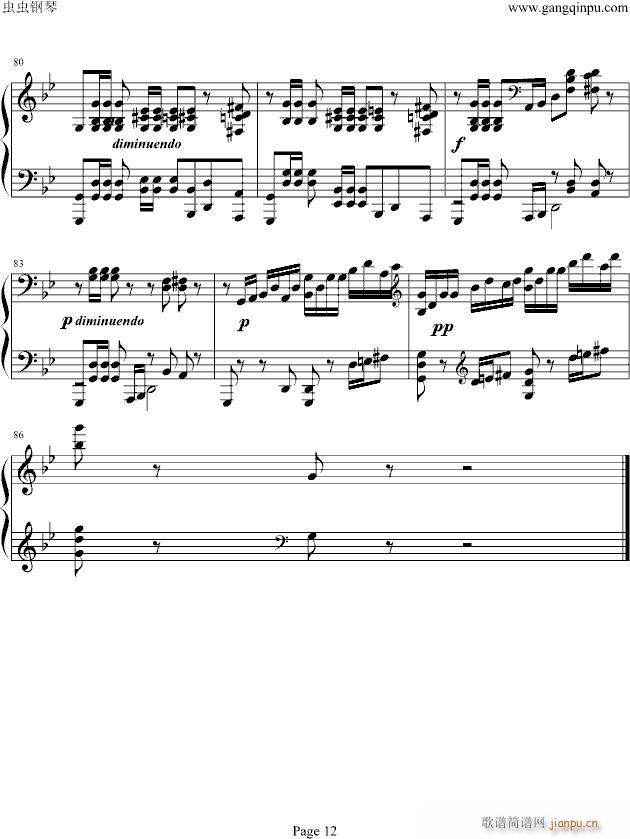 Rachmaninoff G小调前奏曲.op.23 No.5_拉赫马尼若夫12