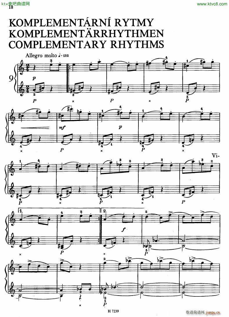Hurnik piano etudes15