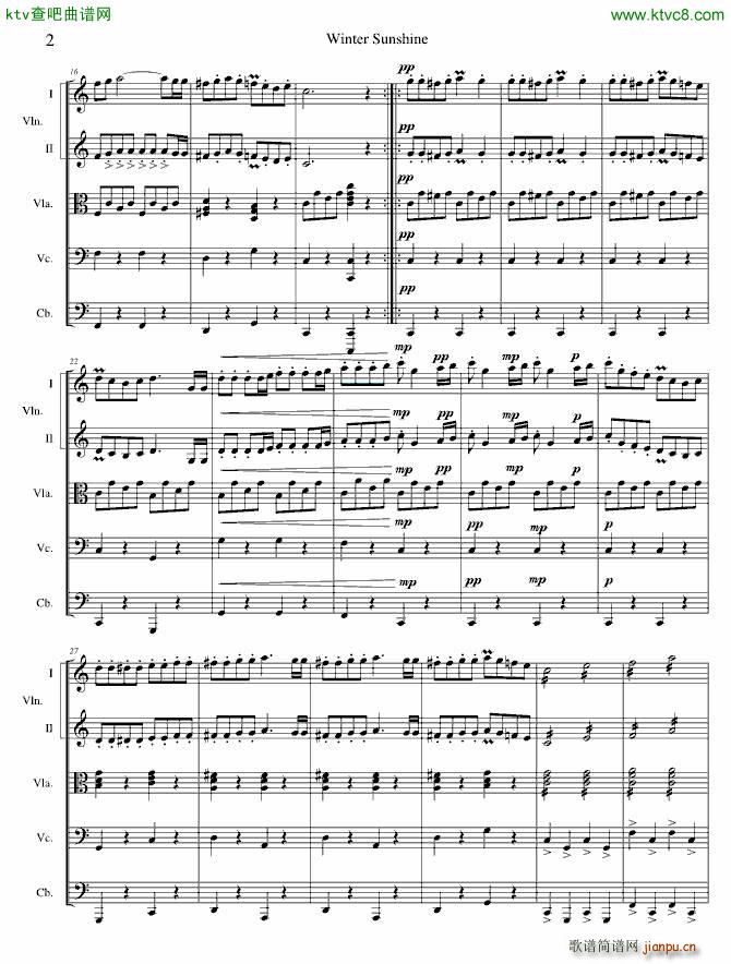 Winter Sunshine 弦乐队_项海波2