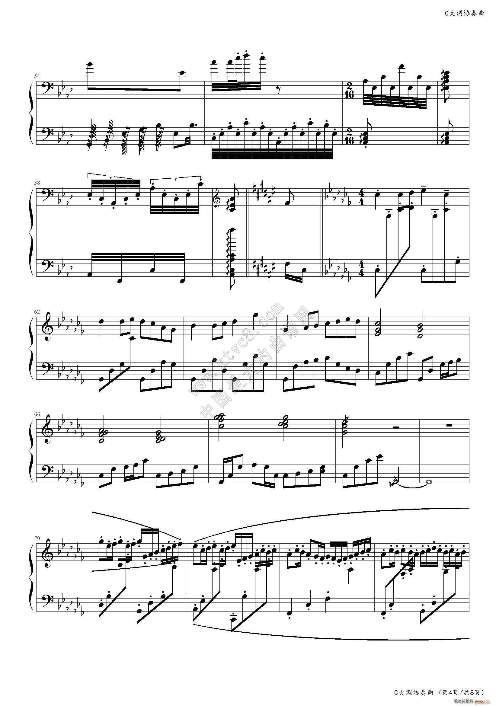 C大调协奏曲（5个乐章）5