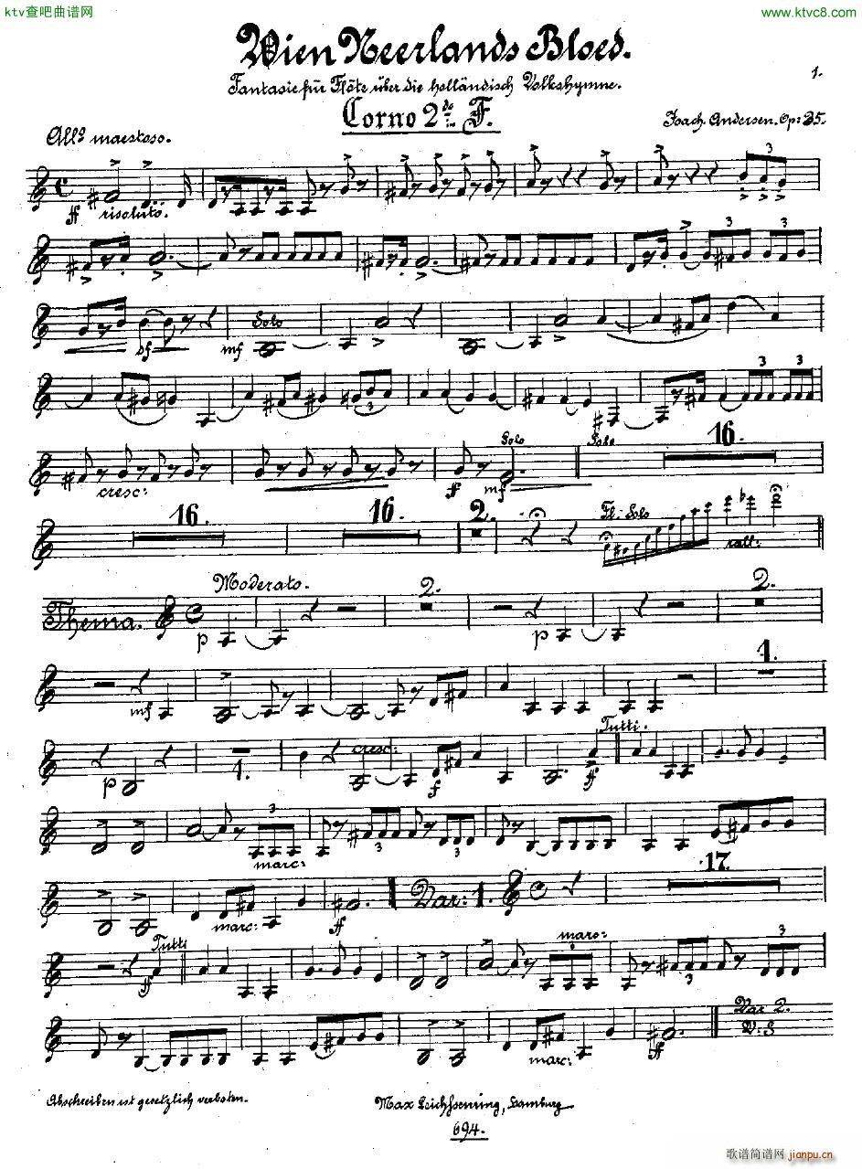 Andersen op 35 Wien Neerlands Bloed orch pts37