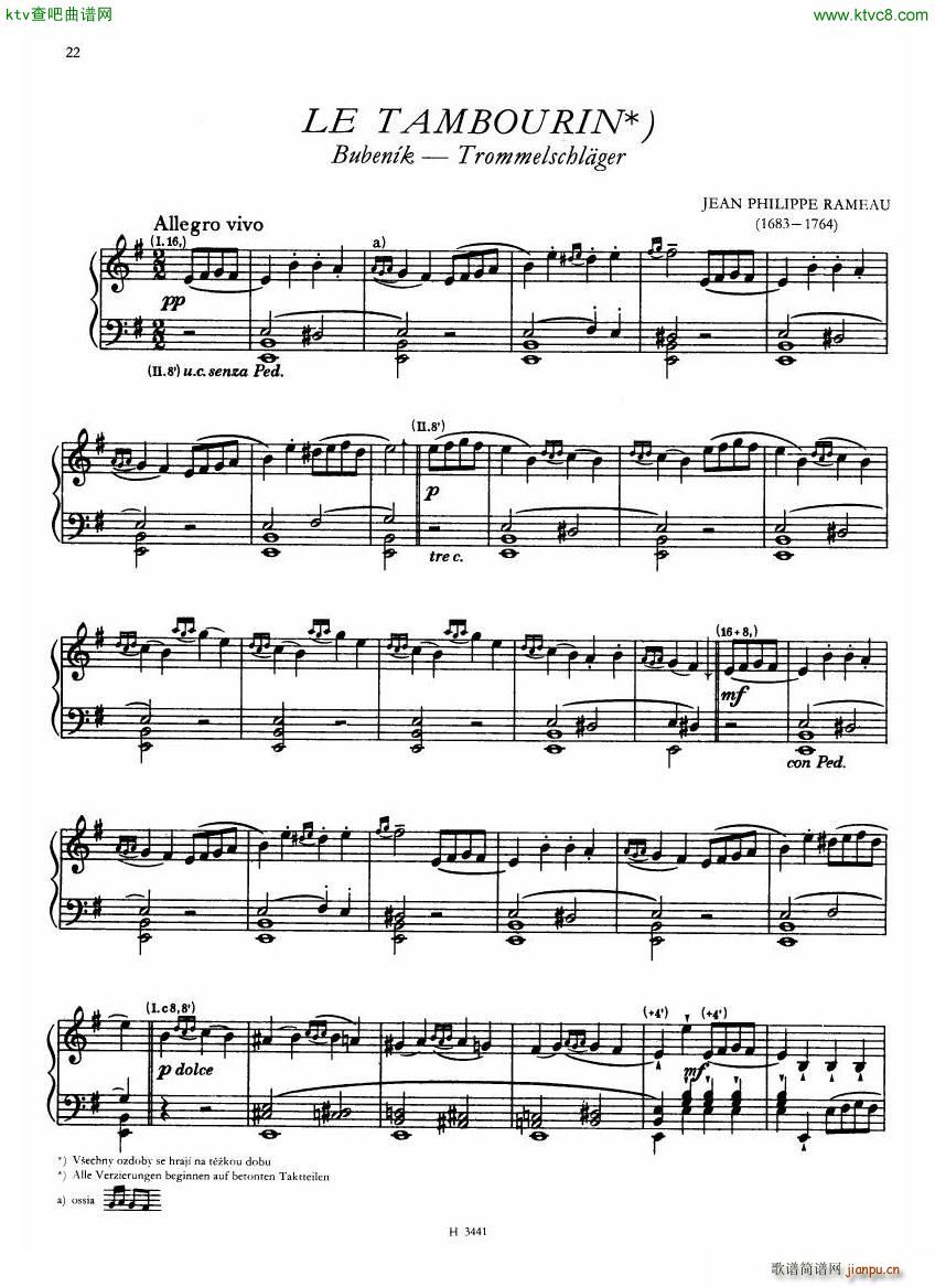 Baroque compositions for cembalo ed Ruzickova22